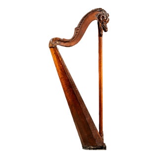 Late 18th Century Cousineau Workshop French Pedal Harp For Sale