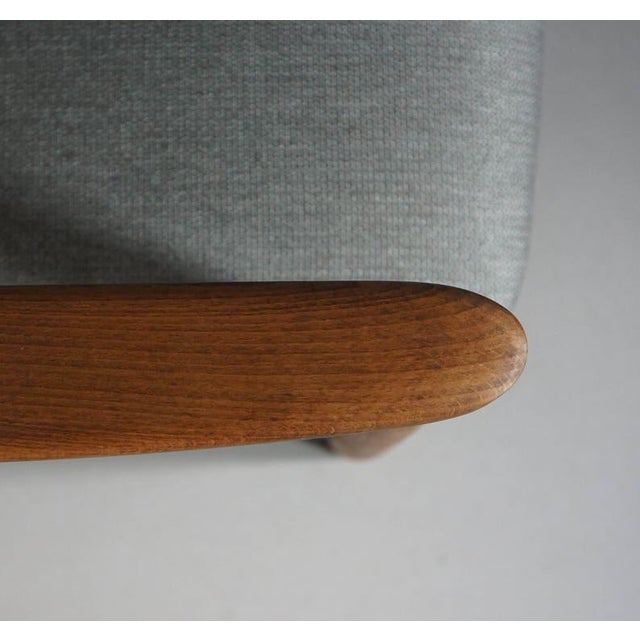 Handpicked by WorkshopOfForms Vintage from the 1960s Materials: wood, linen, natural wood, Beech, oil, upholstery, fabric,...