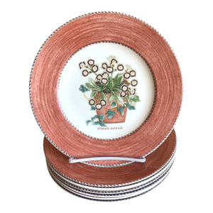 Vintage 1997 Mixed Wedgwood Sarahs Garden Queens Ware England Salad Plates - Set of 7