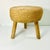 This Boho Chic low stool is a fabulous design. It features a deep woven jute seat cushion on three large round stub wooden...