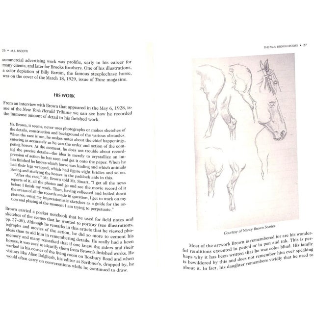 "Paul Brown: Master of Equine Art" 2001 Biscotti, M. L. For Sale - Image 12 of 17