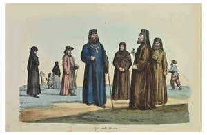 Auguste Wahlen, Popes of Russia, Lithograph, 1844