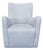 Pottery Barn Kids Hart Light Grey Swivel Lounge Chair For Sale