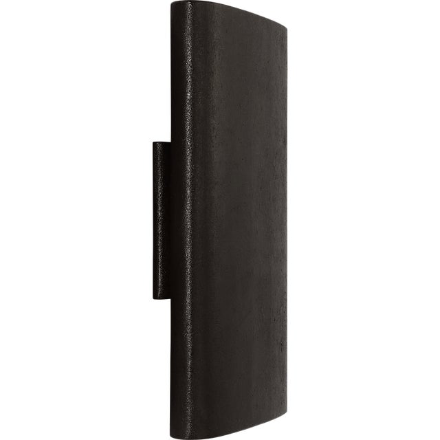 Visual Comfort Kelly Wearstler for Visual Comfort Signature Lotura 12" Pocket Sconce in Museum Black For Sale - Image 4 of 11