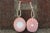 Sea Urchin Christmas Ornaments in Pink - Set of 6 For Sale - Image 4 of 5