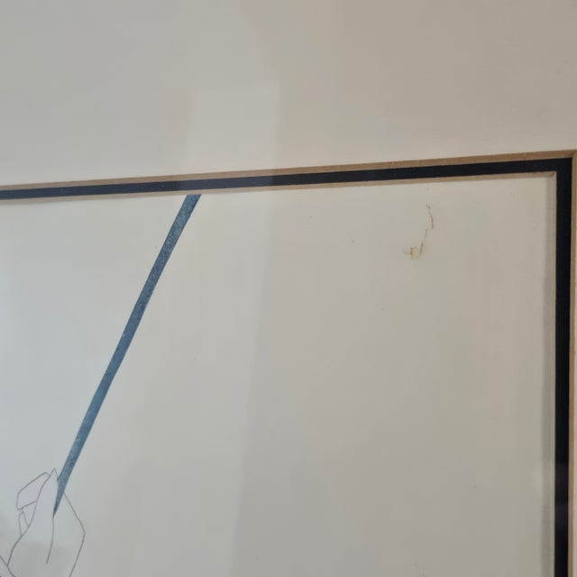 Vintage Charlotte Reine "Accord Perdu" Framed Artist Proof Number VI Signed and Numbered *Flaw* For Sale - Image 15 of 18