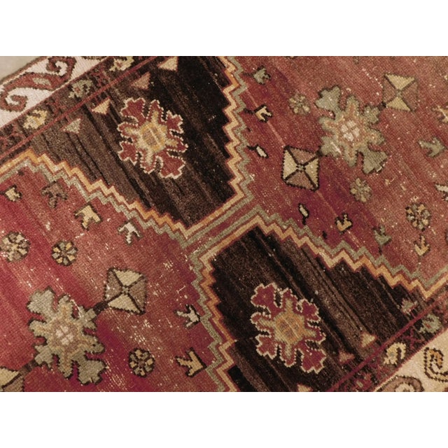 1940s Hand Made Persian Rummer. 3'x 9'6" For Sale - Image 11 of 13