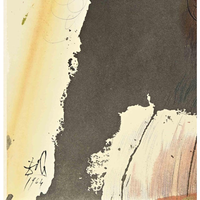 De Petra Exivit Aqua is a Color lithograph on heavy rag paper realized in 1964. It is part of Biblia Sacra vulgatæ edition...