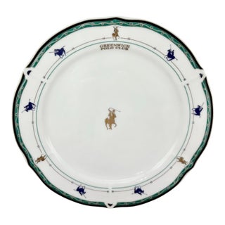 Vintage the Greenwich Polo Club Equestrian Plate For Sale