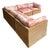 Vintage Woven Rattan Sectional Sofa For Sale
