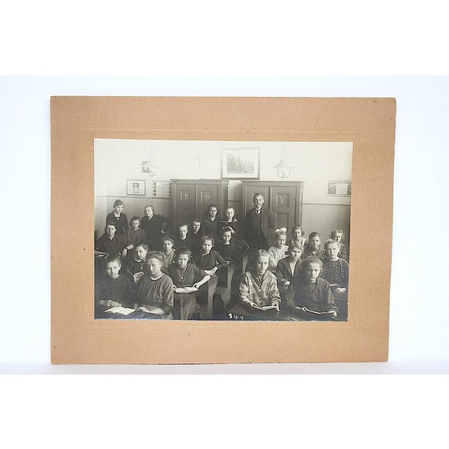 Photography Early 20th Century Antique School Girls in Berlin Germany Photograph For Sale - Image 7 of 7