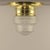 Gold Vintage Art Deco Ceiling Light, 1920s For Sale - Image 8 of 12