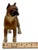 Very Rare & Hard 2 Find Vintage 1930s Hubley Mfg. Co. Cast Iron Standing Boxer Dog Doorstop in Excellent Condition For Sale - Image 18 of 18