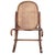 Antique Vienna Secession Light Bent Oak & Caine Rocking Foot Stool Attributed to Thonet No.7001 For Sale In Los Angeles - Image 6 of 8