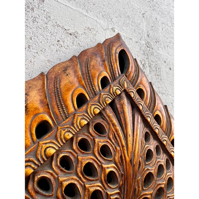 Late 20th Century Ornate Large Scale Resin Mirror For Sale - Image 12 of 13