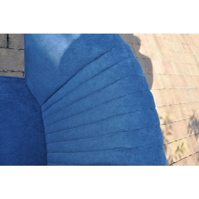 Set of Blue Cocktail Chairs, 1950s For Sale - Image 9 of 11