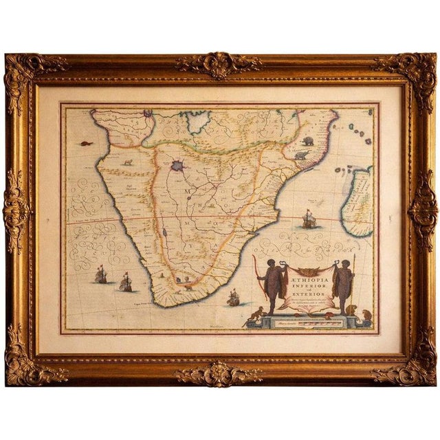 Antique South Africa Map, 1642 For Sale - Image 10 of 10