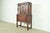 Victorian Berkey & Gay Style Antique English Jacobean Carved Oak Bar Cabinet, Circa 1920s For Sale - Image 3 of 16