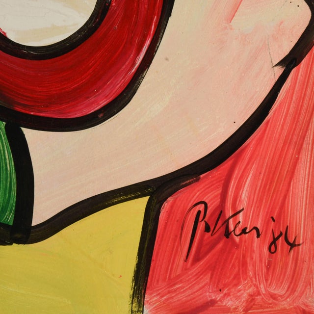 Peter Keil Signed Peter Keil "Duality in Color" Oil on Masonite For Sale - Image 4 of 5