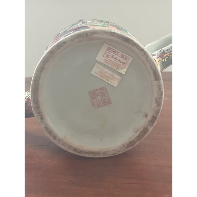 Early 20th Century Chinese Export Hand Painted Watering Can For Sale In Washington DC - Image 6 of 7