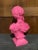 Traditional Late 20th Century Custom Pink Gloss Lacquer Finish Figural Bust of an Ancient Woman For Sale - Image 3 of 5