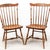 Wood Pair of Vintage L. Hitchcock Maple Windsor Fan-Back Side Chairs, Hand-Stenciled, Circa 1970 For Sale - Image 7 of 7