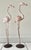 French Zinc Painted Pair of Flamingo Ornaments For Sale - Image 4 of 7