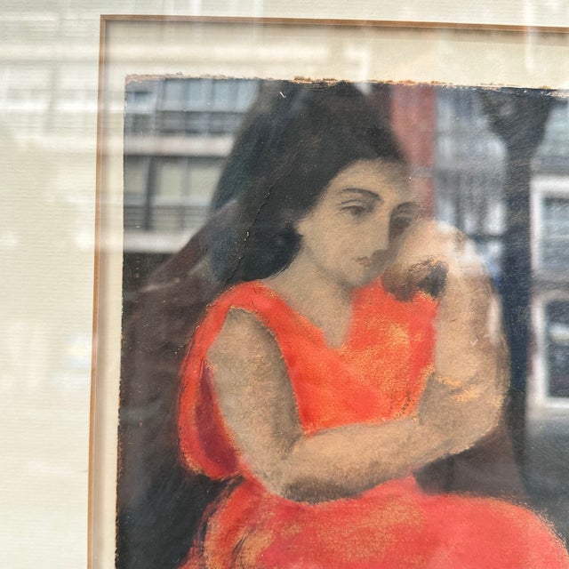 Timoteo Pérez Rubio, Sketch of Rosa Chacel, 1920s, Watercolor For Sale - Image 4 of 18