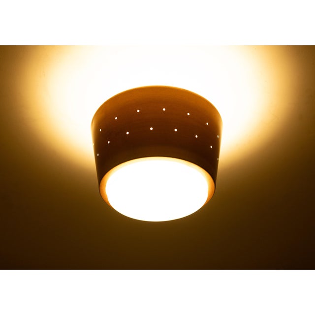 1960s Brass Ceiling Lamp from Fog & Mørup, Denmark, 1960s For Sale - Image 5 of 8