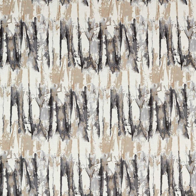 Harlequin Eco Takara Fabric in Black Earth/Pumice - a Sample For Sale