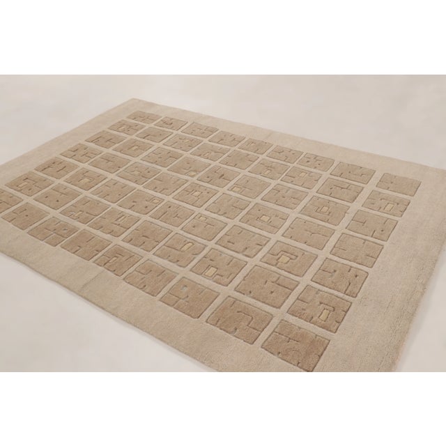 This 6x9 contemporary Art Deco rug is an exciting new addition to Rug & Kilim’s Art Deco collection—a magnificent hand-...