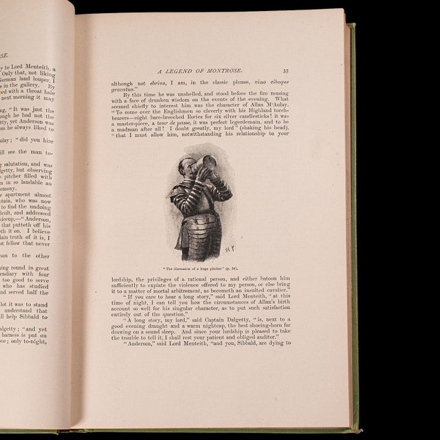 Paper 1896's Antique Novel a Legend of Montrose For Sale - Image 7 of 12