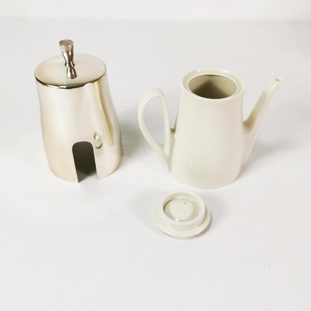 Cream Art Deco Jug with Warmer, Germany, 1950s For Sale - Image 8 of 14
