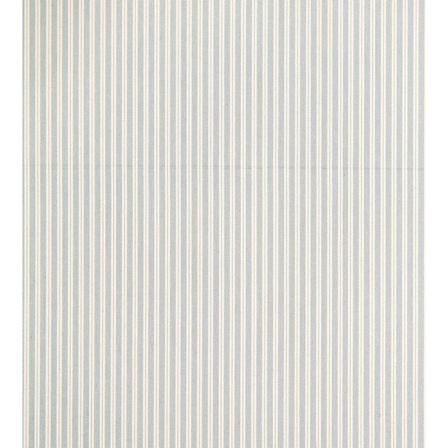 Sample - The House of Scalamandré Kent Stripe Fabric, Pearl Grey For Sale