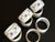 Late 20th Century Late 20th Century Set of 8 Herend Porcelain Napkin Rings in Blue Garland Pattern For Sale - Image 5 of 8