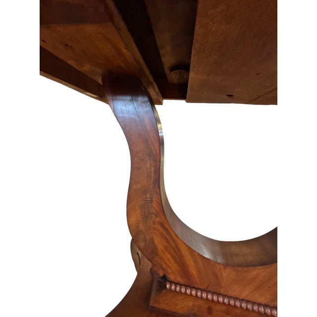 Lexington Furniture Lexington Regency Style Console Table With Lyre Base in Cherry For Sale - Image 4 of 12