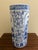 Vintage Chinoiserie Blue and White Porcelain Umbrella Stand For Sale - Image 4 of 7