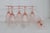 Art Deco Early 20th Century Pink Stem Depression Glass Ribbed Glassware Wine Water Drink Goblets 4752b - 6pc For Sale - Image 3 of 15