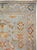 A vintage Persian Malayer accent rug. The light powder blue field shows an essentially three column pattern of octagons,...