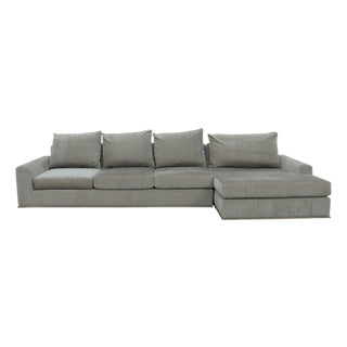Nathan Anthony Rocco Chaise Sectional Sofa For Sale