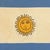 Large Vintage Cotton Sun Flag of Argentina For Sale - Image 4 of 6
