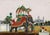 Indian Company School, Caparisoned Elephant with Howdah, 1800s, Gouache on Paper For Sale