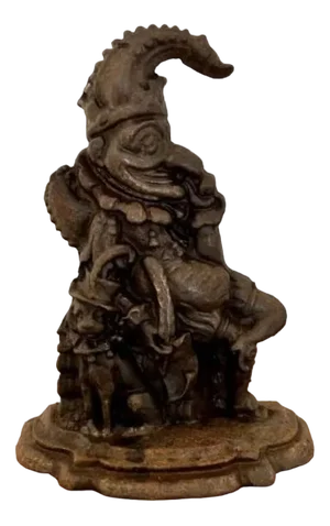 Antique Mr Punch Cast Iron Door Stop, 1880s