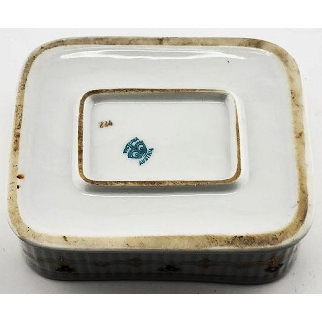 Victorian Austrian Porcelain Sardine Box - Trinket Box For Sale In Las Vegas - Image 6 of 6