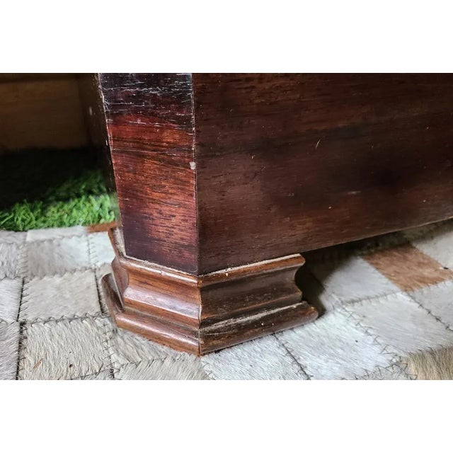 Large Walnut Veneer & Oak Cabinet For Sale - Image 5 of 16