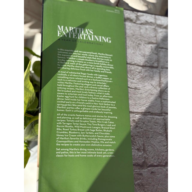 Martha Stewart Martha’s Entertaining: A Year of Celebrations Hardcover Book For Sale - Image 9 of 9