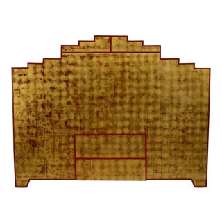 1930s French Art Deco King Size Headboard For Sale