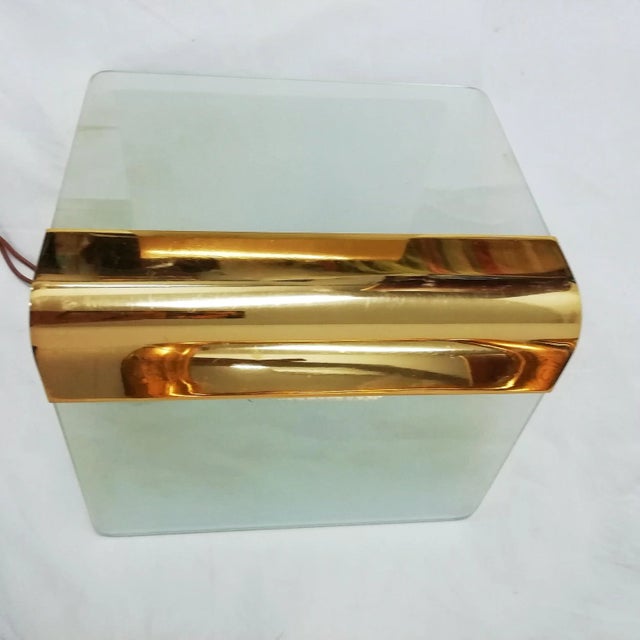 Glass & Metal Metalarte Sconces, 1970s, Set of 2 For Sale - Image 6 of 15