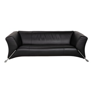 322 Three-Seater Sofa in Leather from Rolf Benz For Sale