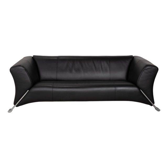 322 Three-Seater Sofa in Leather from Rolf Benz For Sale